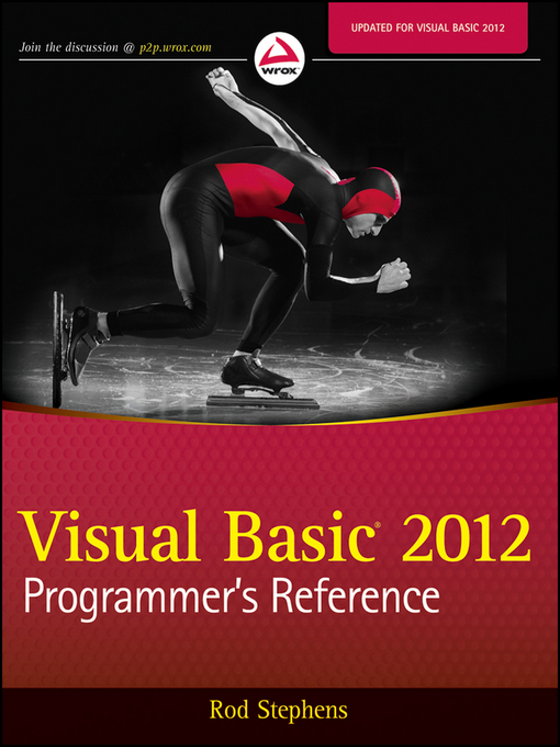 Cover image for Visual Basic 2012 Programmer's Reference